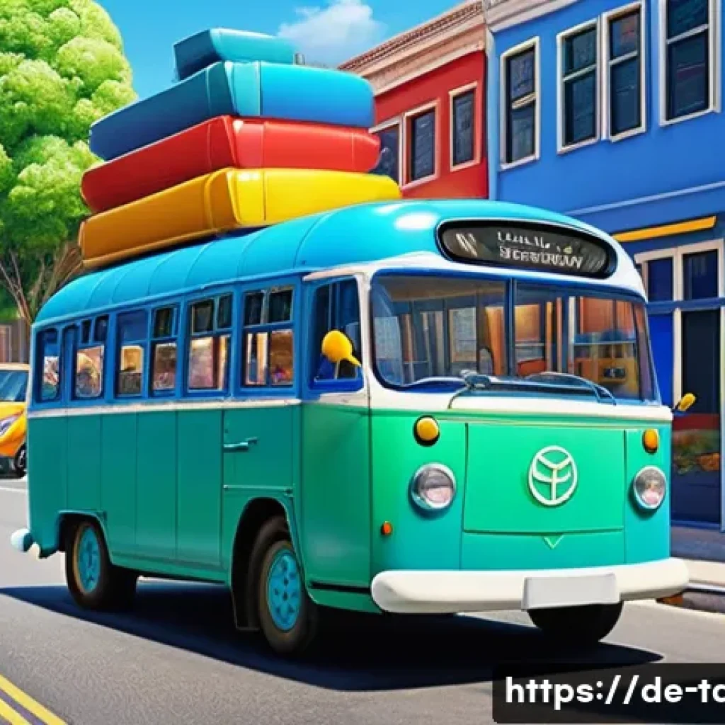 타요의 어린이 상호작용 콘텐츠 - **Prompt:** A vibrant, cheerful animated scene depicting Tayo, the little blue bus, Rogi, the green ...