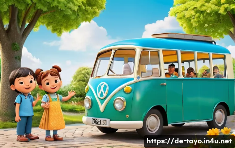 타요의 사회적 영향 - **"A vibrant and heartwarming scene featuring Tayo the Little Bus, Rogi, and Lani in a bustling yet ...