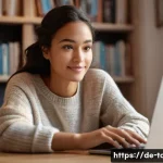 Home 19 타요의 메시지 - **Prompt 1: Authentic Digital Connection**
"A cozy, warmly lit indoor setting. A female blogger,...